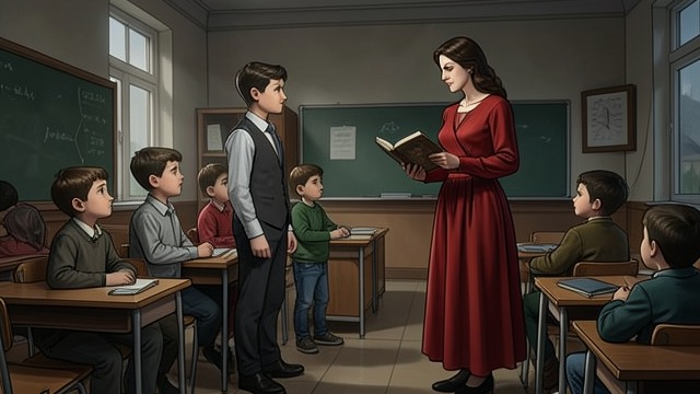 Witnesses Speak Together from "Matilda". A Classroom Testifies Pupils and Miss Honey state that Matilda did not leave her place during the lesson.