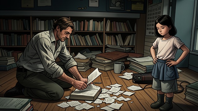 The Book Destroyed from "Matilda". Contempt Becomes Destruction Mr. Wormwood tears apart a library book because Matilda keeps reading instead of watching television.