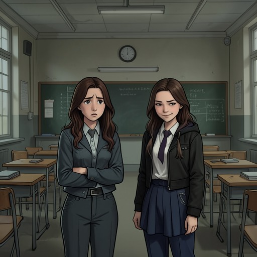 Matilda and Lavender's Trust from "Matilda". This conflict flow examines the pressure placed on Matilda and Lavender’s friendship when Lavender’s prank leads to Matilda’s unjust accusation.