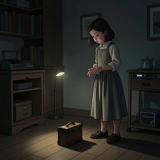 Miss Honey's Return to Security from "Matilda". This flow follows Miss Honey from childhood dispossession through poverty and fear to the recovery of her home and independence.