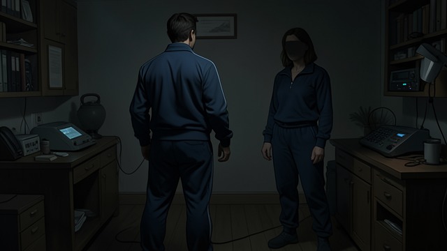 The Phantom in the Tracksuit from "In the Woods". The Phantom in the Tracksuit A witness’s description Damien Donnelly tells the detectives that he saw a tall, heavy, bald man in a dark-blue tracksuit enter…