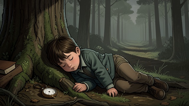 The Disappearance from "In the Woods". A Friendship Interrupted The Last Known Afternoon The three children leave their bicycles behind and go into the wood.