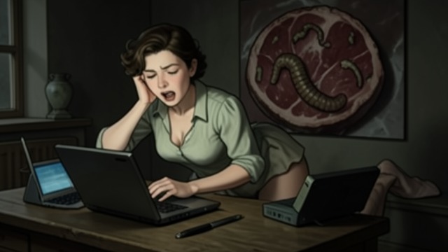 Pain During the Screening from "Happening". Pain During the Screening Increasing Spasms As the film continues, Annie Duchesne experiences increasingly frequent spasms.