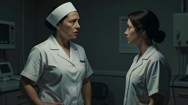 The Nurse’s Explanation from "Happening". The Nurse’s Explanation Class Revealed A nurse tells Annie Duchesne the intern was angered because he did not know she was a student.