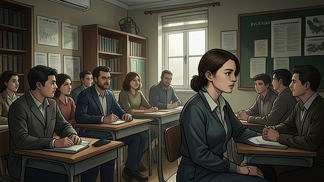 The Emotional Outcast from "Happening". The Emotional Outcast Normal Life Nearby Annie Duchesne listens to classmates discuss rooms, jobs, and daily routines.