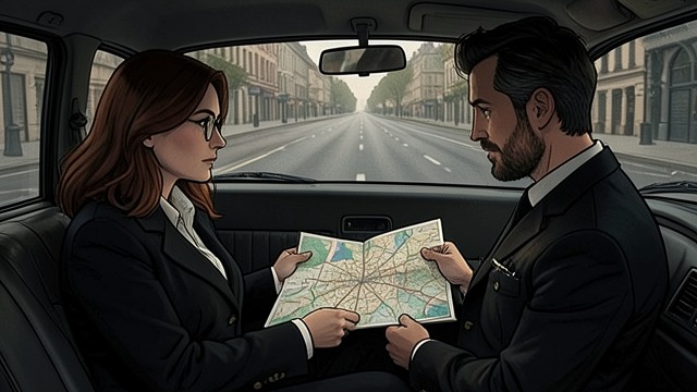 The First Journey to Paris from "Happening". The First Journey to Paris Hitchhiking Annie Duchesne hitchhikes from Rouen to Paris to arrange the procedure.