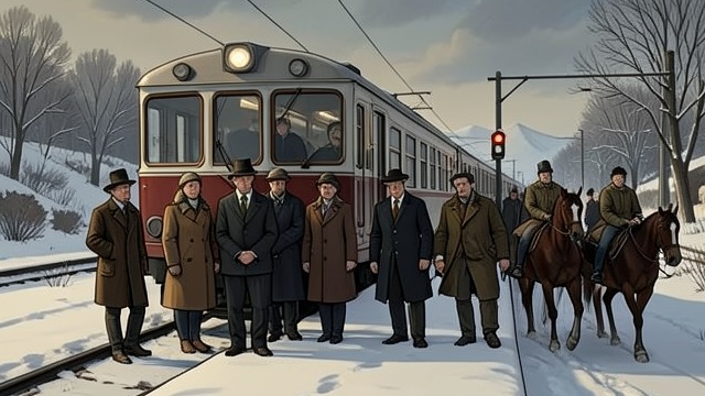 The Duel Interrupted from "Around the World in Eighty Days". The Duel Interrupted An old insult returns Fogg encounters Colonel Stamp Proctor on the train and insists on answering the insult from San Francisco.