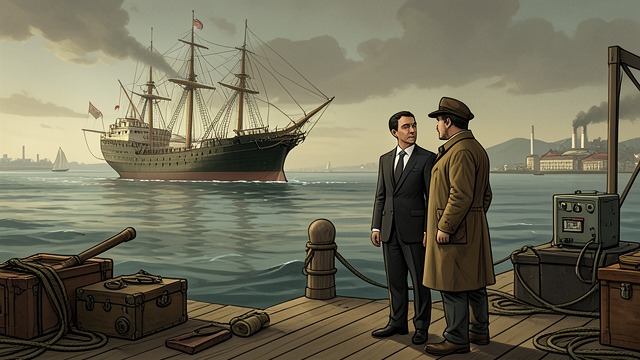 Across the Pacific from "Around the World in Eighty Days". Across the Pacific A reunited party Fogg finds Passepartout in Yokohama and boards the General Grant for San Francisco.