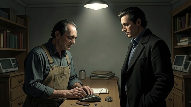 A Detective’s Certainty from "Around the World in Eighty Days". A Detective’s Certainty The suspect identified Fix sees a resemblance between Fogg and the description of the bank robber.