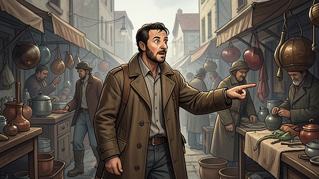 The World Opens from "Around the World in Eighty Days". The World Opens A reluctant traveler Passepartout expects the journey to end in Paris, then discovers that it reaches Suez, India, and Bombay.