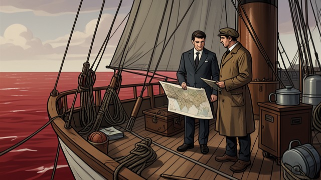 The Eastern Passage from "Around the World in Eighty Days". The Eastern Passage Steam across the Red Sea The Mongolia carries Fogg from Suez through the Red Sea and on to Bombay.