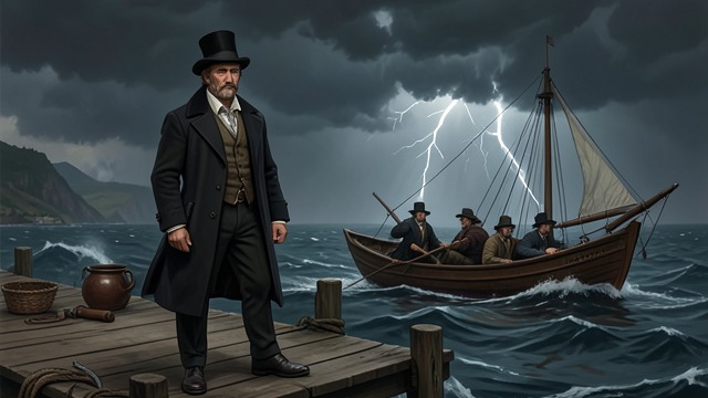 Fogg Charters the Tankadere from "Around the World in Eighty Days". Fogg Charters the Tankadere No scheduled passage Fogg discovers that the Carnatic has left and searches the harbor for any vessel that can carry him onward.