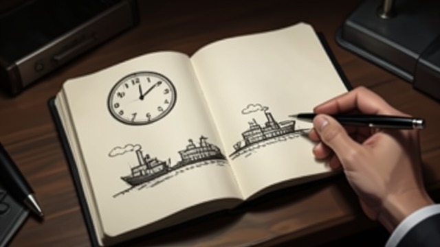 The Written Account from "Around the World in Eighty Days". The Written Account Progress quantified Fogg records actual arrival times beside the planned itinerary.