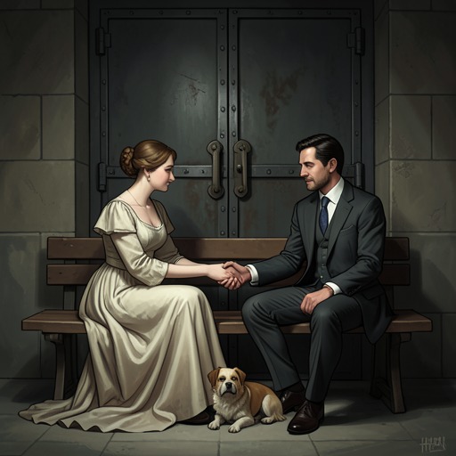 Fogg and Aouda’s Growing Bond from "Around the World in Eighty Days". This flow traces the relationship from rescue and gratitude to companionship, love, and marriage.