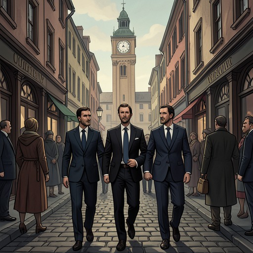 Fix Versus Fogg from "Around the World in Eighty Days". This flow traces the conflict between Fix’s legal pursuit and Fogg’s innocent progress, culminating in a mistaken arrest at the finish.