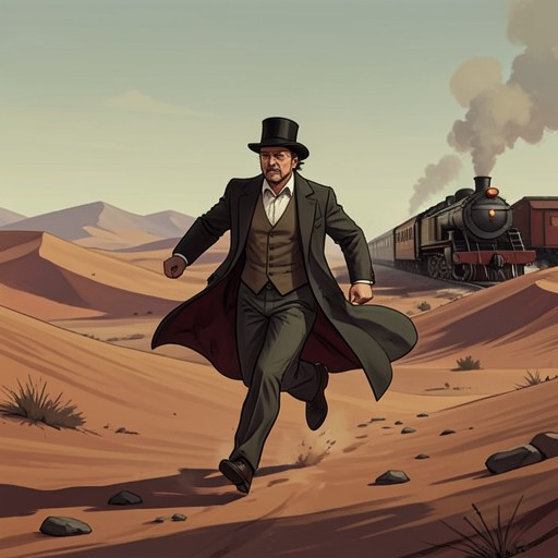 The American Rail Ordeal from "Around the World in Eighty Days". This flow follows the party’s crossing of the United States as natural obstacles, violence, and rescue repeatedly threaten its progress.
