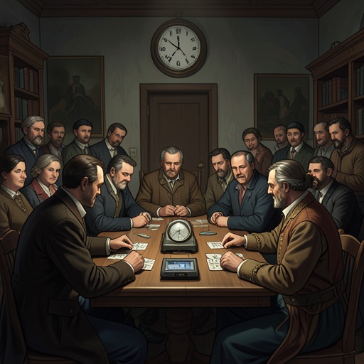 The Wager as Public Spectacle from "Around the World in Eighty Days". This flow traces how private confidence becomes public controversy, financial speculation, and a suspenseful clubroom reckoning.