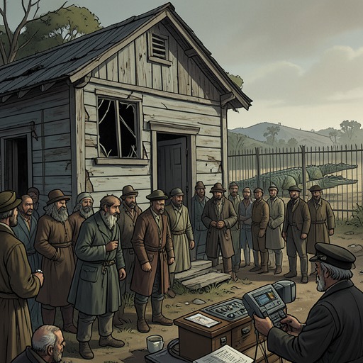 The Campaign Against Ted’s Home from "Crimson Lake". This thread follows the escalating intimidation around Ted’s house, from local hostility and vandalism to a public mob and armed attack, before the pressure…