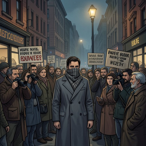Public Judgment and Unfinished Innocence from "Crimson Lake". This thread traces how public certainty turns an unresolved accusation into punishment, and how small acts of scrutiny begin to make room for doubt without…