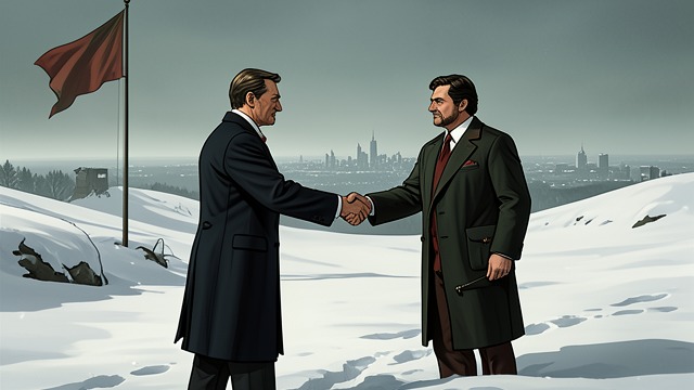 The Iceland Understanding from "The Plot Against America". The Iceland Understanding Neutrality made policy Charles A. Lindbergh meets Adolf Hitler in Reykjavík and signs an agreement promising peaceful relations.
