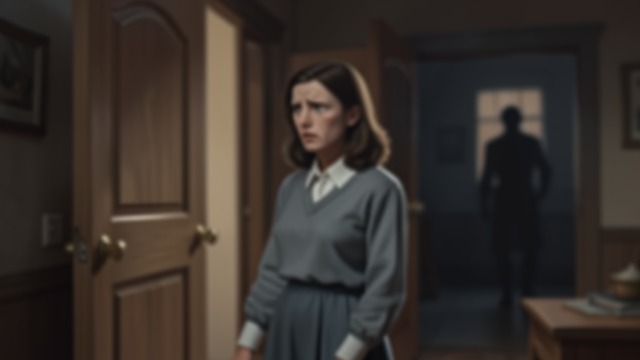 The Refugee at the Door from "The Plot Against America". The Refugee at the Door Collapse of protection After the FBI arrests her husband, Evelyn arrives at the Roth home terrified and disoriented.