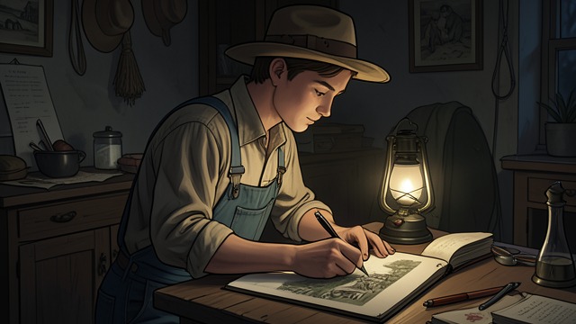A Spokesman Made from "The Plot Against America". A Spokesman Made A success story displayed Sandy becomes a recruiter whose stories and drawings advertise the value of the farm program.