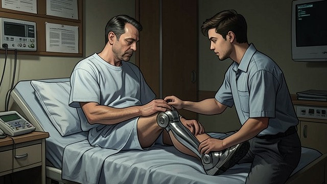 The Household Caretaker from "The Plot Against America". The Household Caretaker Roles reverse Philip helps Alvin with bandages, clothing, and his artificial leg as he begins to recover.