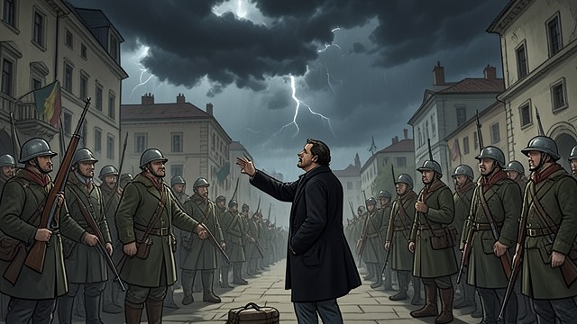 Wheeler Takes Power from "The Plot Against America". Wheeler Takes Power Emergency authority Burton K. Wheeler assumes the presidency and imposes martial law across the country.