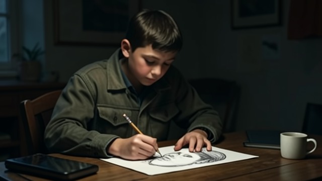 The Gifted Brother from "The Plot Against America". The Gifted Brother Art and admiration Sandy is known for drawing faces, family members, and admired public figures.
