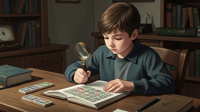 A Collector’s Order from "The Plot Against America". A Collector’s Order An intimate collection Philip arranges stamps in an album and studies their details with the attention of a young naturalist.