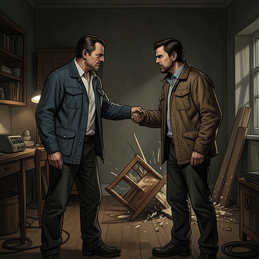 Alvin and Herman from "The Plot Against America". Herman’s efforts to guide Alvin collide with Alvin’s resistance, ending in anger, injury, and separation.