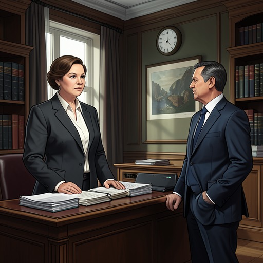 Evelyn’s Rise and Fall from "The Plot Against America". Evelyn’s pursuit of recognition draws her into government service and leaves her isolated when the administration collapses.