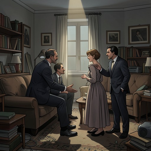 The Roth Household’s Political Divide from "The Plot Against America". The family’s political differences become a domestic conflict over fear, loyalty, and the meaning of protection.