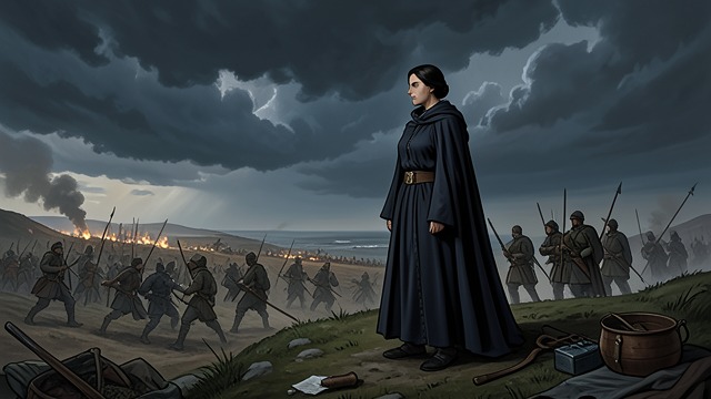 War Begins in the North from "The Constant Princess". An Invasion Exploits Absence A divided kingdom With Henry and the main army overseas, James IV crosses the border and gathers a large force.