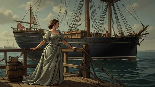 The Fleet Sails from "The Constant Princess". A Campaign Begins in Ceremony A grand departure The English fleet sails with confidence and elaborate display.