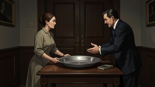 The Plate Dispute from "The Constant Princess". Property as Leverage Conflicting demands Henry VII expects Catalina’s plate to satisfy unpaid dowry obligations, while Ferdinand resists treating household…