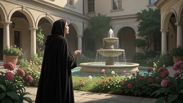 A Garden Discovered from "The Constant Princess". The Alhambra as Home Beauty after war Catalina enters the Alhambra and discovers courtyards, fountains, and gardens unlike anything she has known.