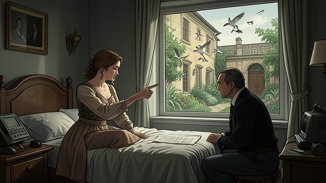 Arthur Learns Her Home from "The Constant Princess". A Garden Shared in Words Stories in bed Catalina describes the courtyards and swifts of the Alhambra to Arthur.
