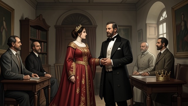 A Quiet Wedding from "The Constant Princess". A Marriage without Spectacle Ceremony kept small Henry and Katherine marry with few witnesses, shortly after the death of Henry VII.