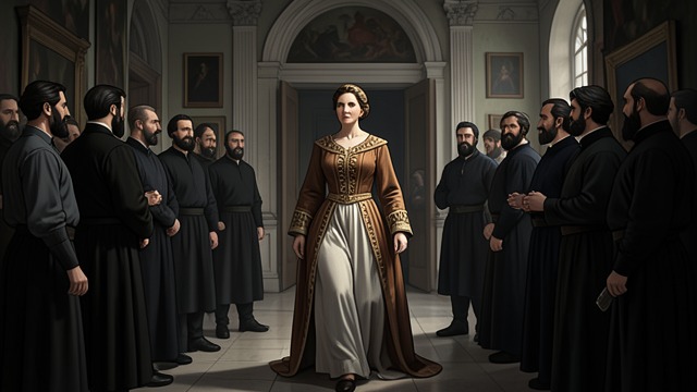 Constancy in the Hall of Judgment from "The Constant Princess". Identity Defended Publicly A queen enters court Katherine walks into the hearing despite believing that its purpose is to break her.