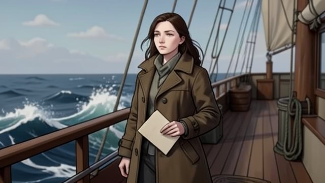 A Journey North from "The Constant Princess". Departure Becomes Real A perilous crossing Storms delay Catalina’s voyage and make England feel remote and uncertain.