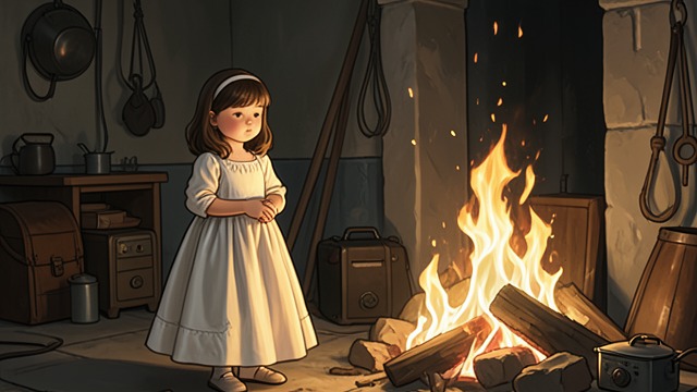 A Princess Steps Forward from "The Constant Princess". Constancy Learned Early Fear concealed Catalina insists she is not afraid when her mother returns to the burning camp.