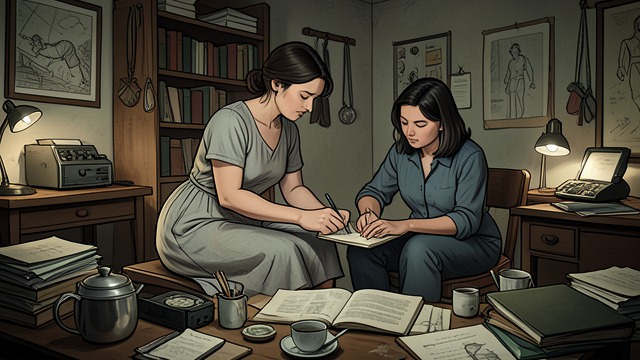A Household of Women from "The Constant Princess". A Home in Exile Friendship in daily life Margaret teaches Catalina English and shares work, jokes, and conversation.