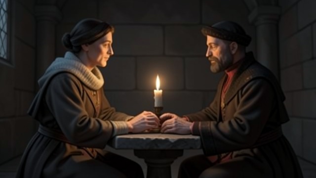 Learning to Love from "The Constant Princess". A Marriage Reconciled A moment of care After a bitter journey, Arthur recognizes that he has hurt Catalina and tends to her cold hands.