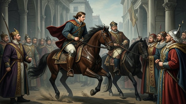 Jousting as Kingship from "The King's Curse". The New Arthur Spectacle and Skill Henry performs daring horsemanship and presents himself as a knightly king.