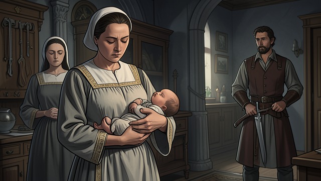 The 1513 Birth from "The King's Curse". A Premature Son A Difficult Delivery While Henry is campaigning, Katherine gives birth prematurely to a boy.