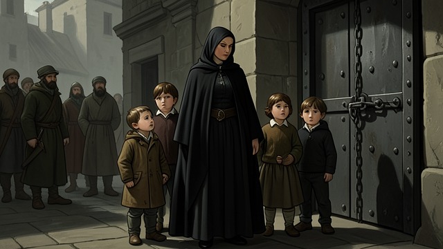 A Mother’s Compromises from "The King's Curse". Protecting Children Loss of Their Father After Richard Pole dies, Margaret struggles to keep five children fed and educated.
