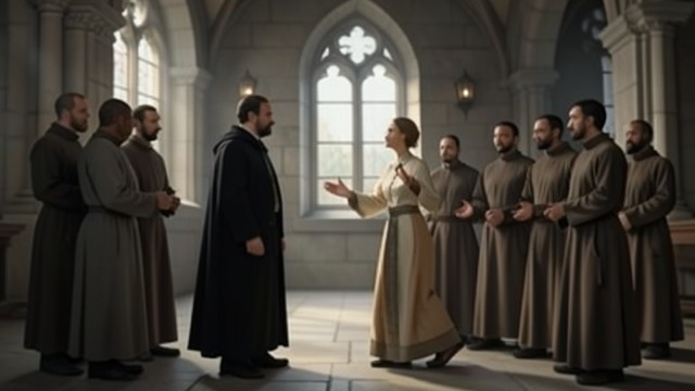 Visitation and Resistance from "The King's Curse". The Inspectors Arrive Investigation Richard Layton and Thomas Legh inspect Bisham and question the canons and nuns.