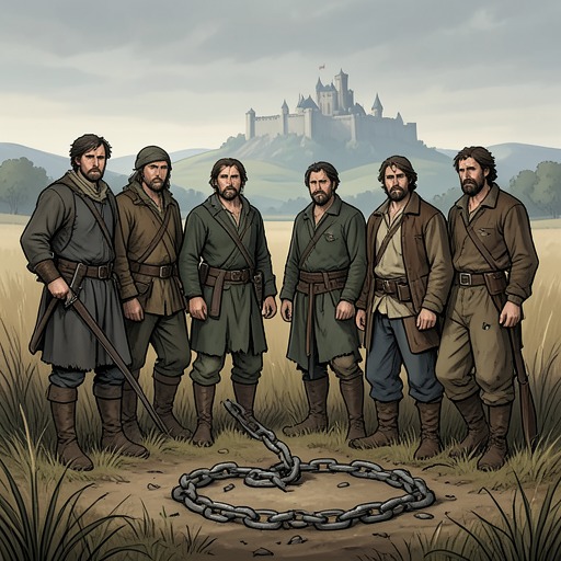 The Human Cost of the Pilgrimage’s Failure from "The King's Curse". The apparent success of the Pilgrimage of Grace gives way to broken pardons, executions, and the destruction of communities that trusted the Crown.