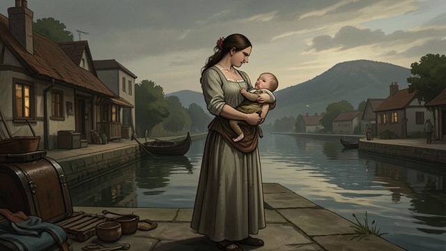 A Dead Child in Memory from "A Pale View of Hills". The Past Returns A remembered horror Sachiko recounts the woman by the canal holding a baby, a scene Mariko saw during wartime air raids on Tokyo.